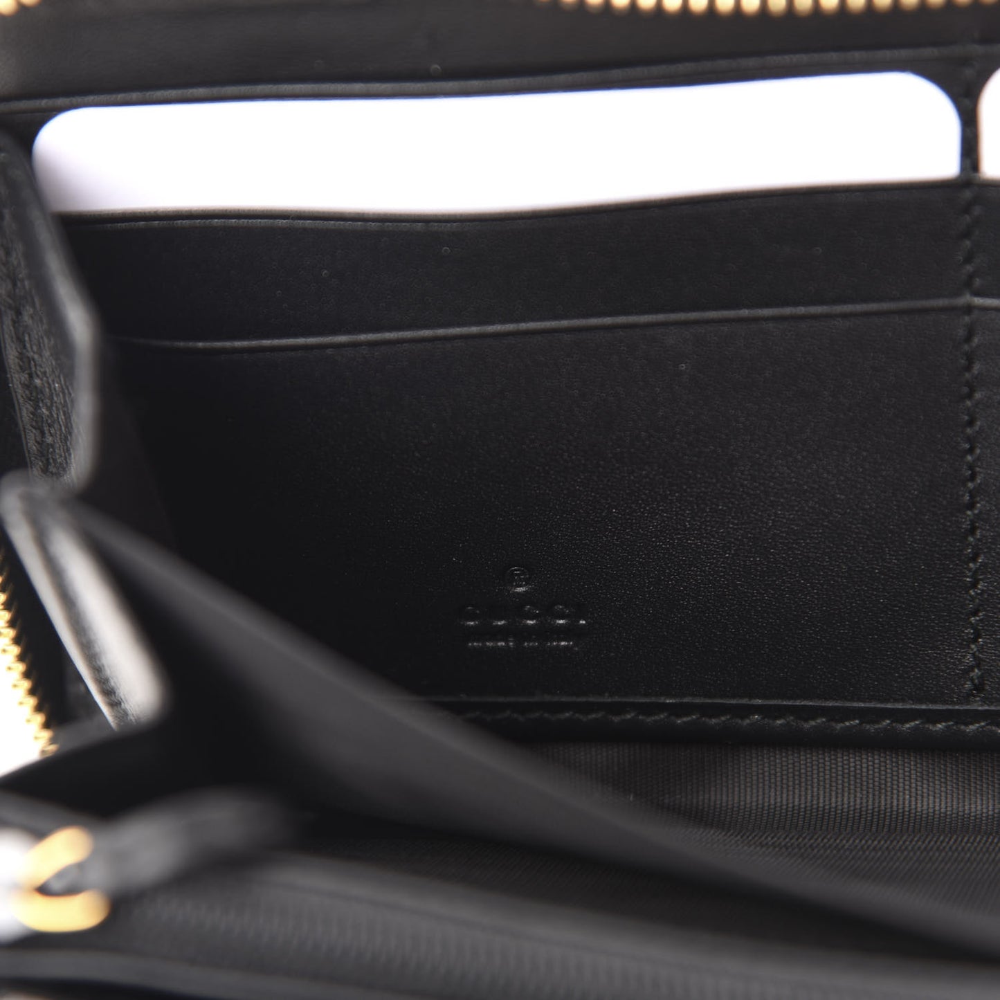 Suede Patent Web Ophidia Zip Around Wallet Hibiscus Red Black
