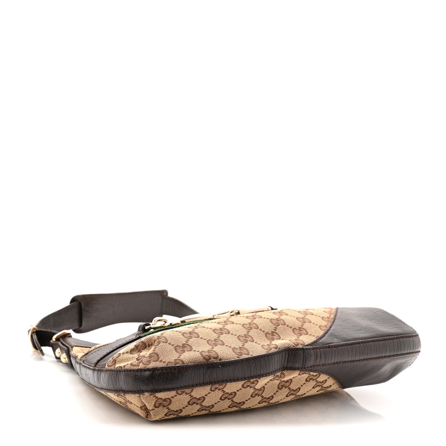 Gucci Monogram Hasler Shoulder Bag Ebony 4 of 10