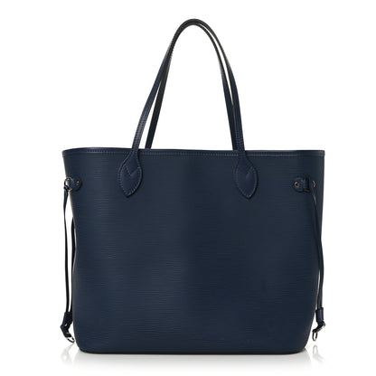 Louis Vuitton Epi Neverfull MM Indigo 2 of 9