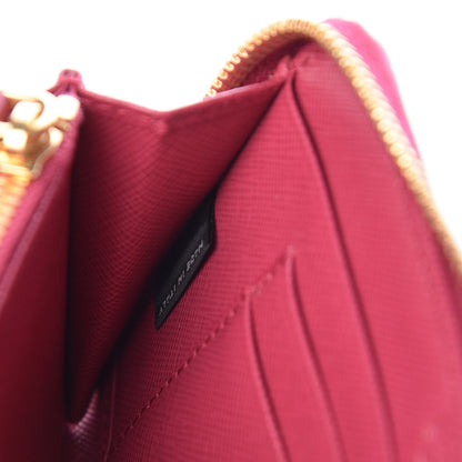 Prada Saffiano Metal Zip Around Wallet Ibisco 6 of 8