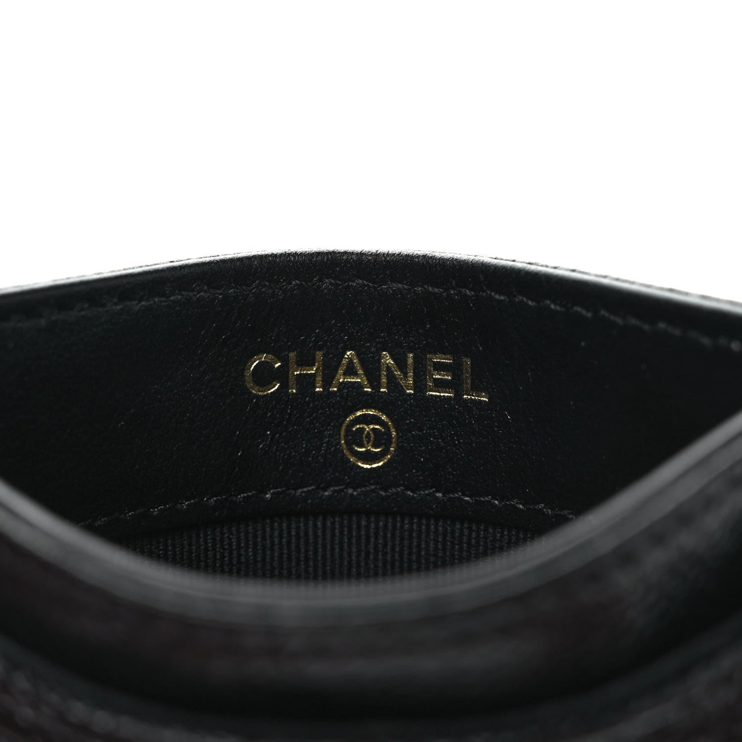 Chanel Caviar Quilted Multi Chain CC Card Holder Black 6 of 7