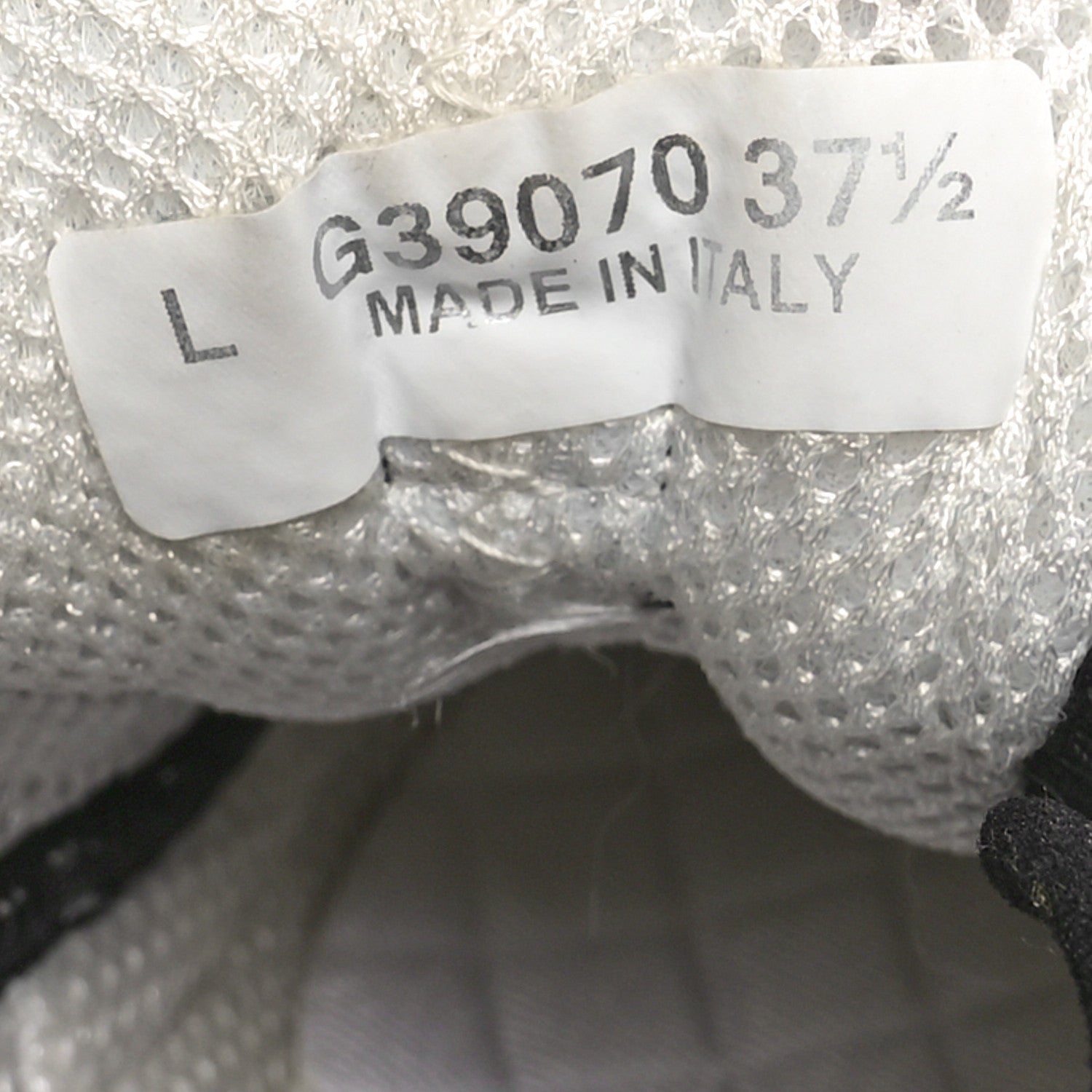 Chanel Velvet Calfskin Mixed Fibers CC Sneakers 37.5 Ivory Black 8 of 9