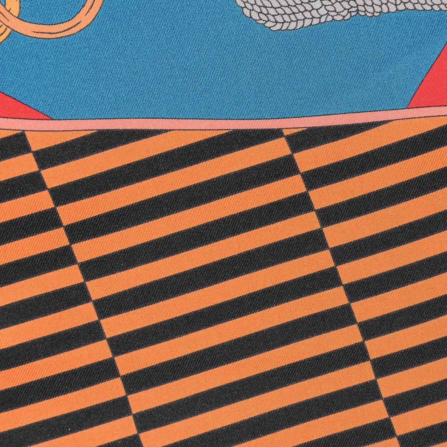 Silk Bouquets Selliers Maxi Twilly Rouge Bleu Black