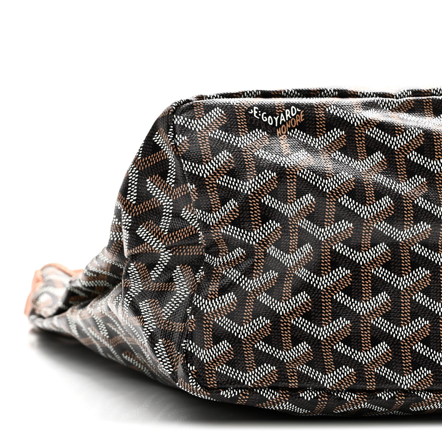 Goyard Goyardine Boheme Hobo Black Gold 10 of 11