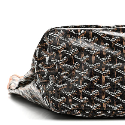 Goyard Goyardine Boheme Hobo Black Gold 10 of 11