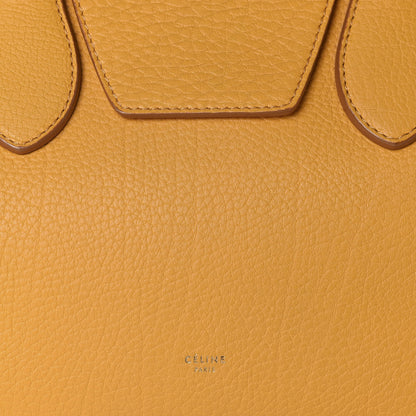 Celine Crisped Calfskin Small Tie Knot Tote Saffron 12 of 12