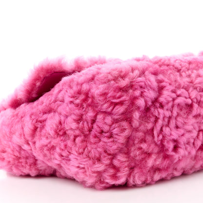 Chanel Shearling Sheepskin Medium Chanel 19 Flap Pink 9 of 10