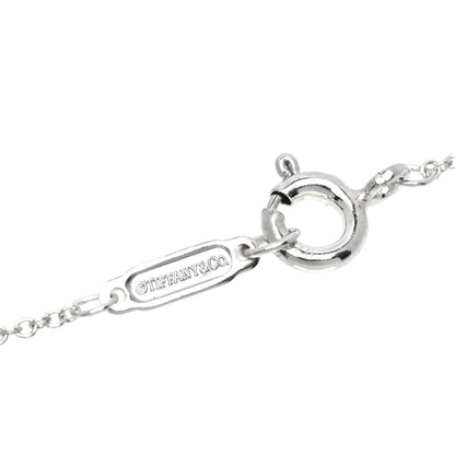 Tiffany Sterling Silver Atlas Open Pendant Necklace 4 of 6