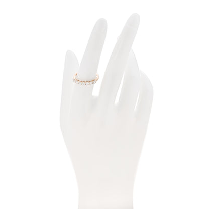 Tiffany 18K Rose Gold Diamond 3mm Half Circle Embrace Band Ring 54 6.75 2 of 4