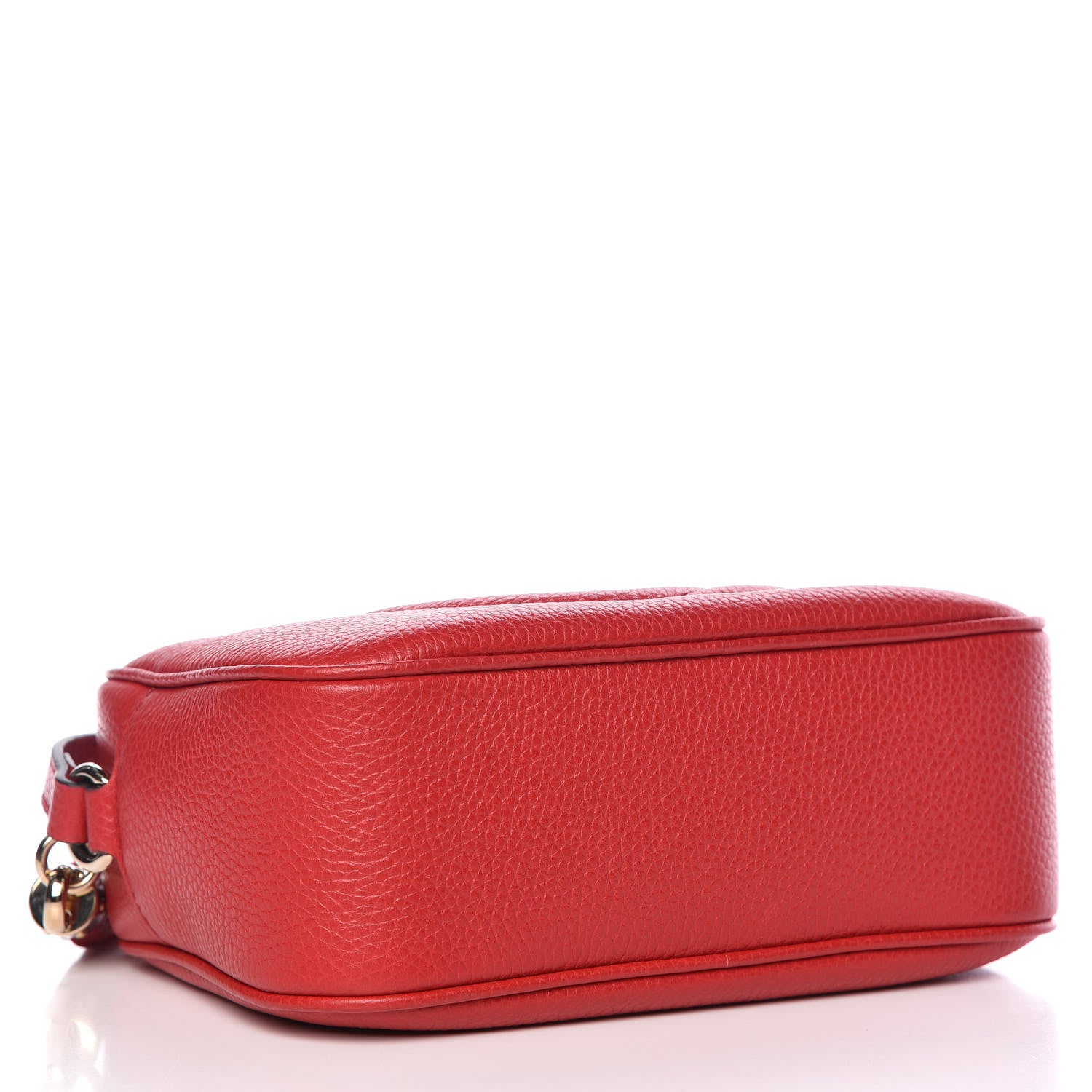 Gucci Pebbled Calfskin Small Soho Disco Bag Tabasco Red 4 of 9