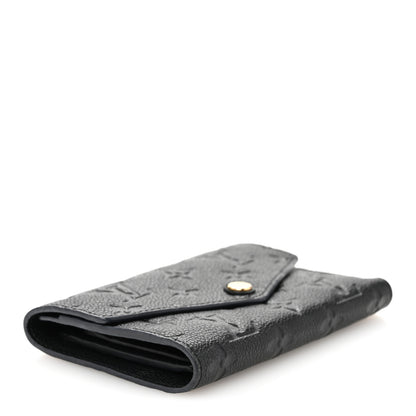 Louis Vuitton Empreinte Compact Curieuse Wallet Black 4 of 11
