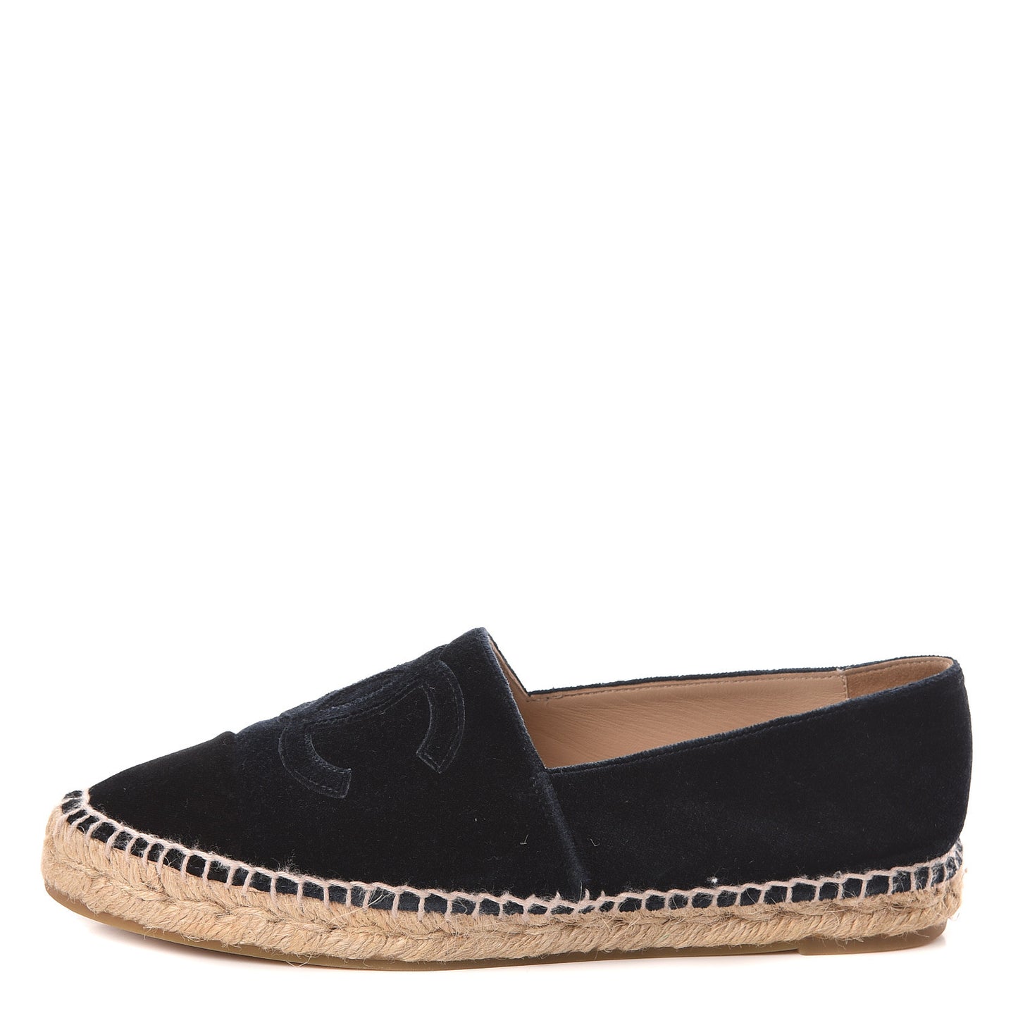Velvet CC Espadrilles 39 Dark Navy Black