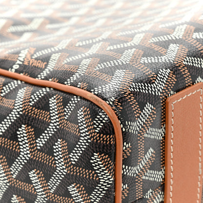 Goyard Goyardine Voltaire III Tote Black Gold 18 of 19
