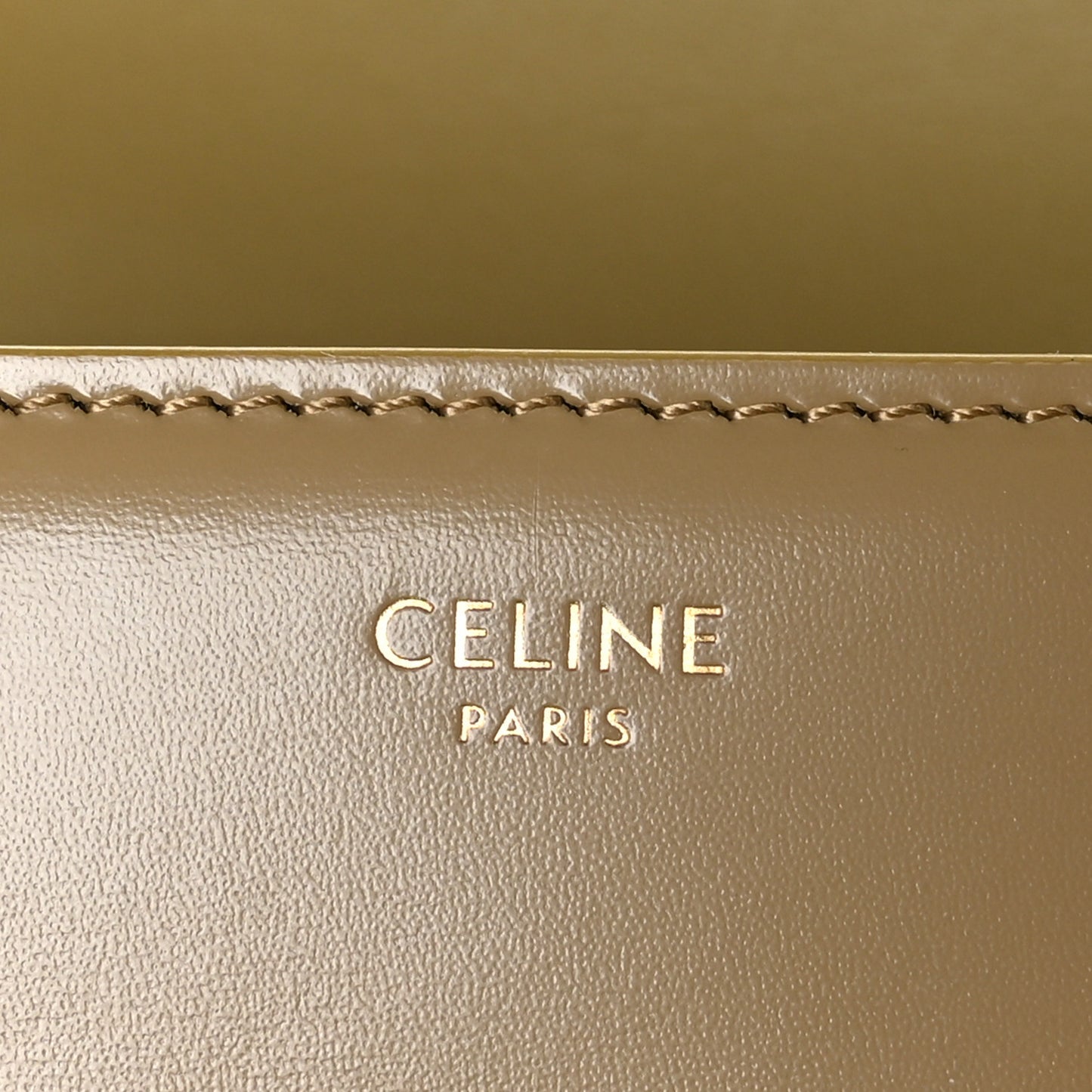 Shiny Calfskin Teen Triomphe Olive
