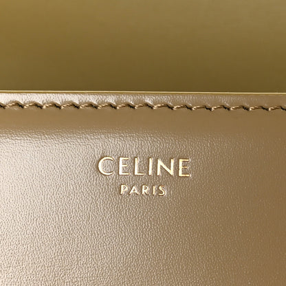 Celine Shiny Calfskin Teen Triomphe Olive 7 of 11