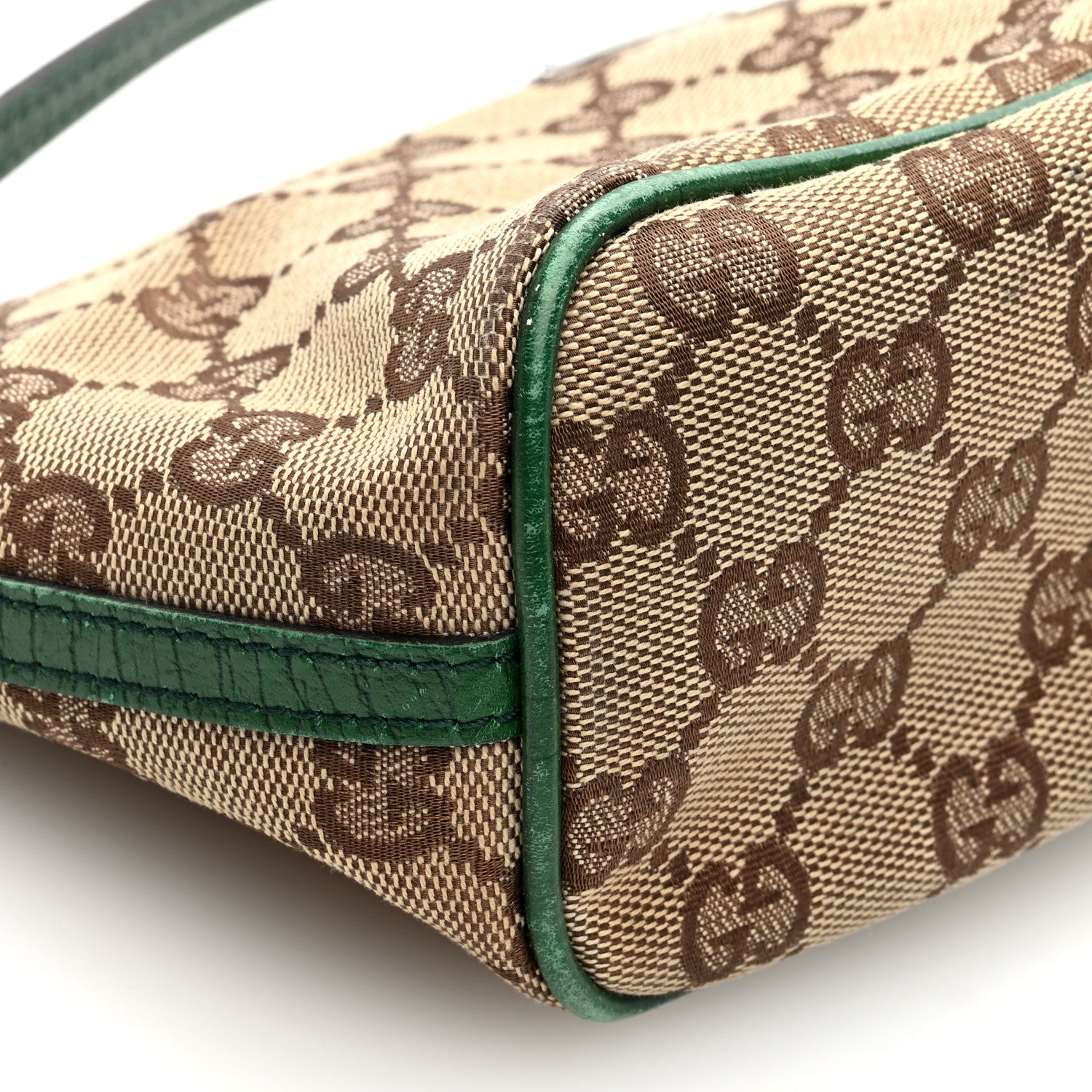 Gucci Monogram Boat Pochette Green 9 of 10
