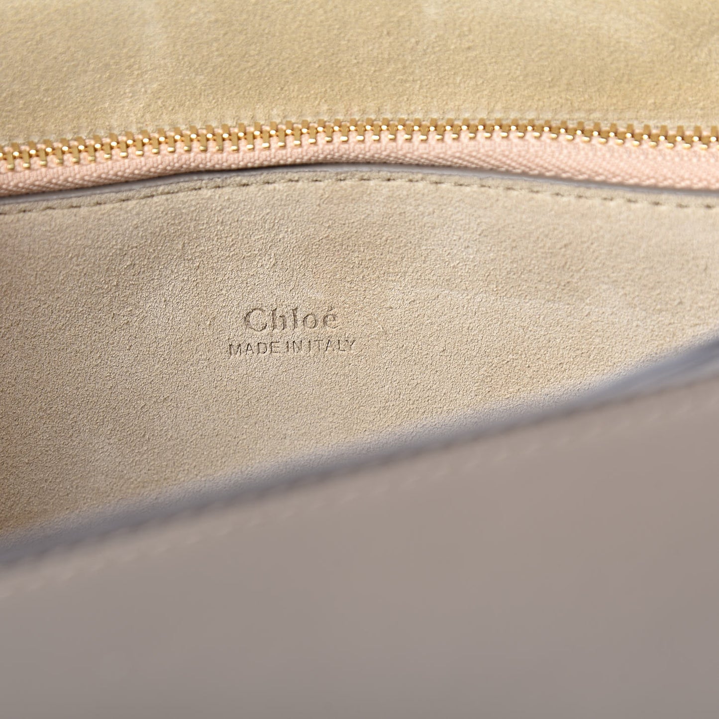 Calfskin Suede Medium Faye Shoulder Bag Motty Grey