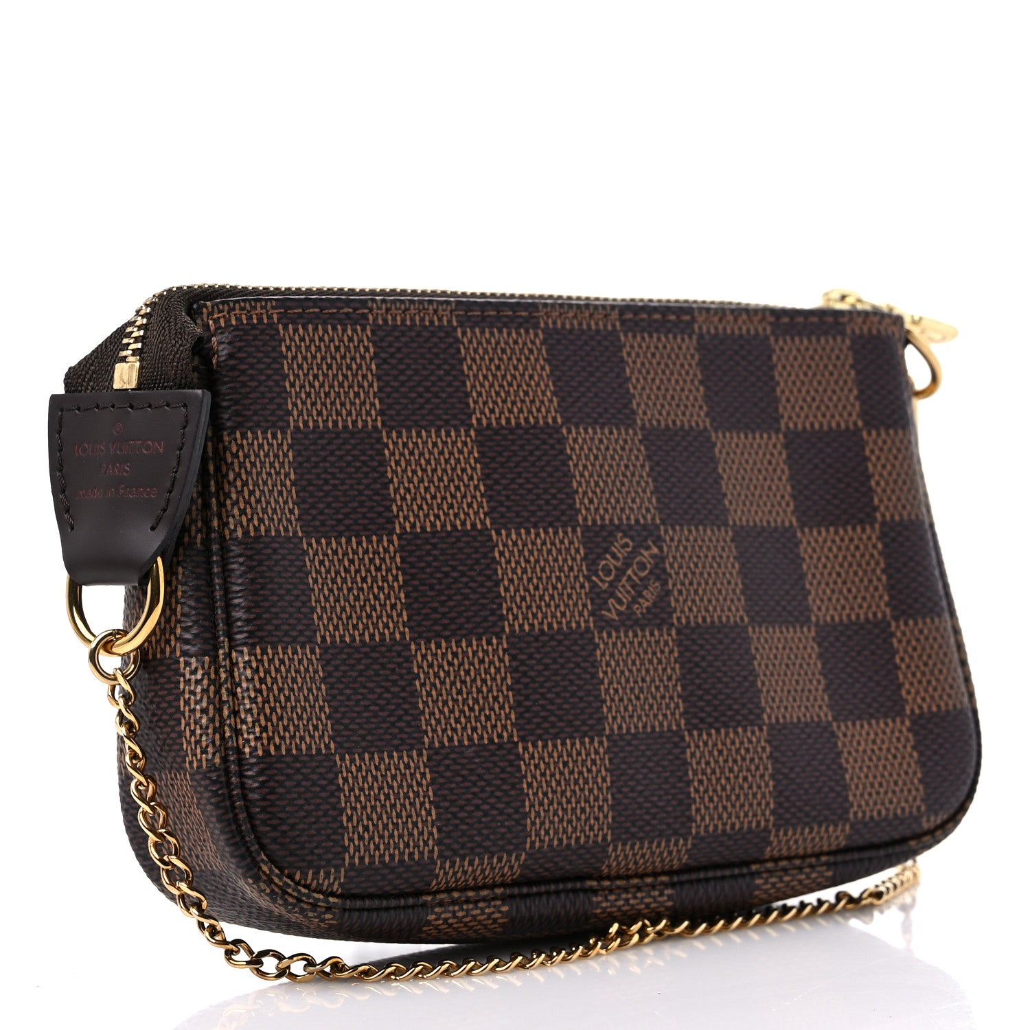 Louis Vuitton Damier Ebene Mini Pochette Accessories 3 of 9