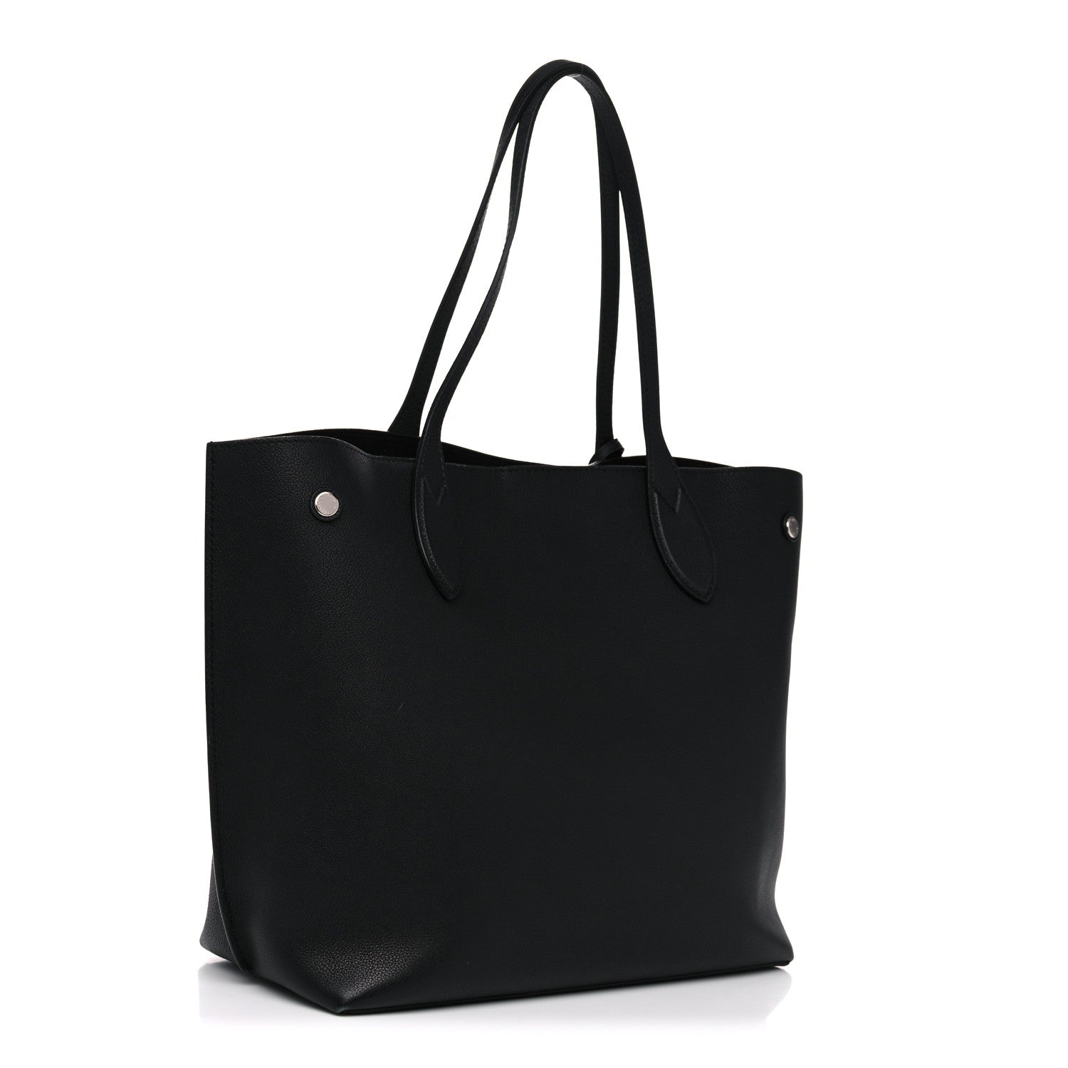 Louis Vuitton Calfskin Lockme Go Tote Black 3 of 12