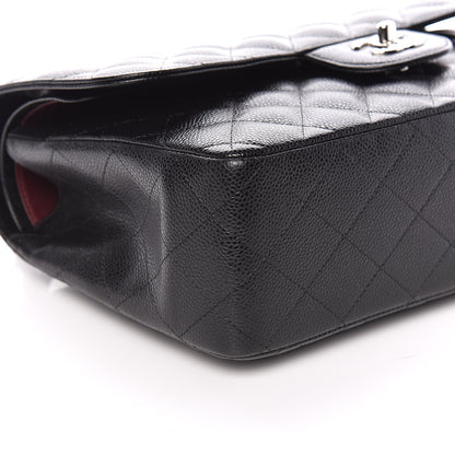 Chanel Caviar Quilted Jumbo Double Flap Black 8 of 10