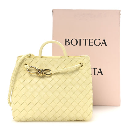 Bottega Veneta Nappa Intrecciato Small Andiamo Shoulder Bag Chamomile 10 of 10