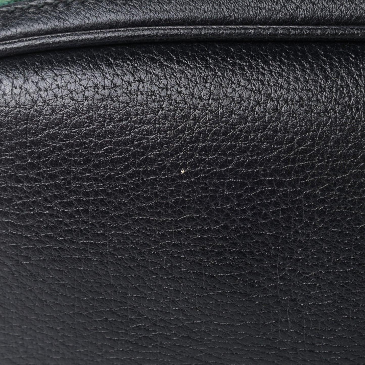 Velvet GG Monogram Textured Calfskin Web Bucket Bag Brown Black
