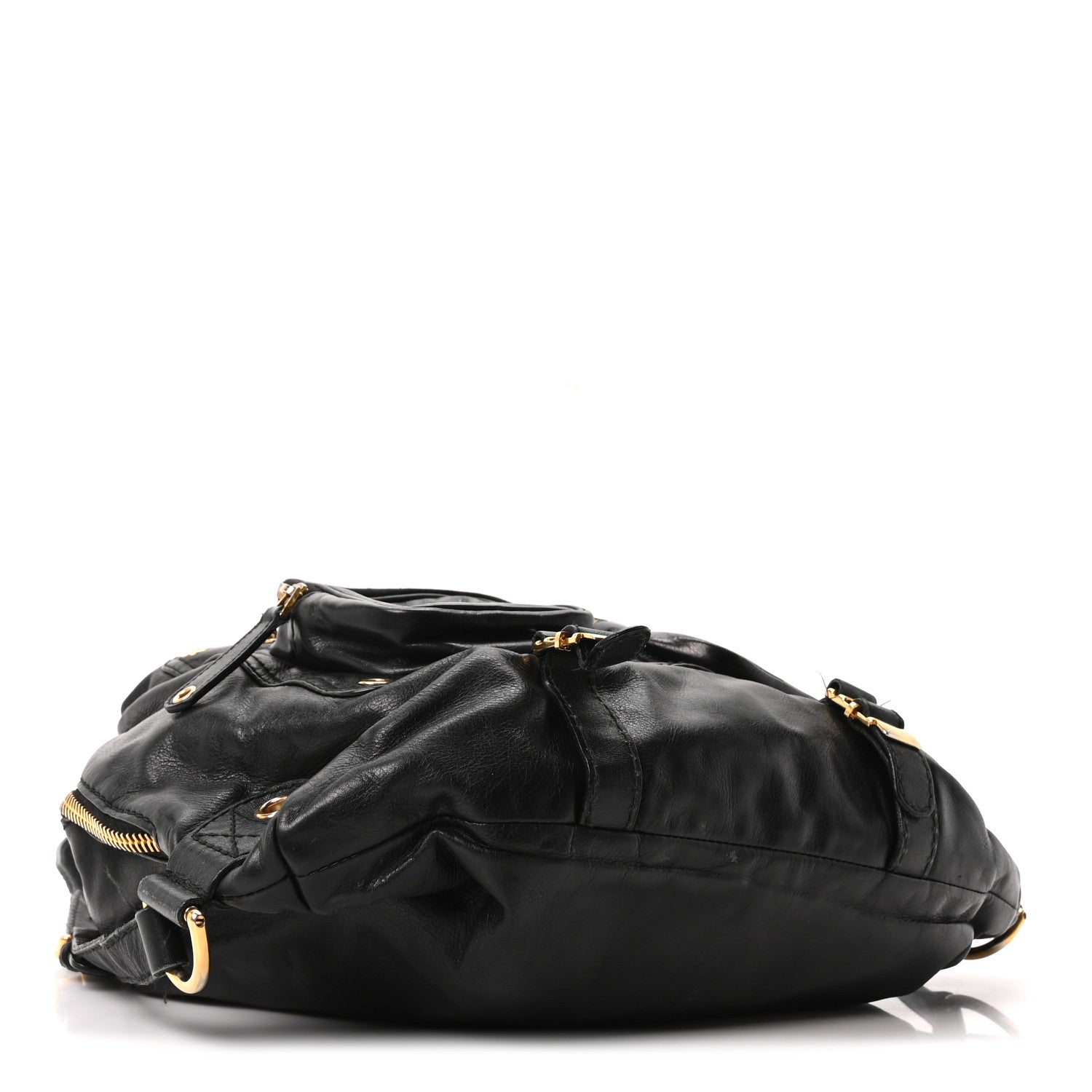 Gucci Calfskin Medium Darwin Convertible Backpack Black 1838021