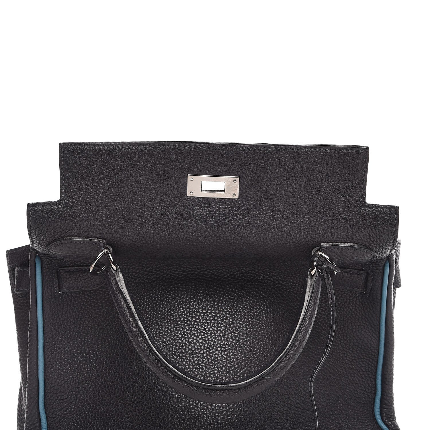 Hermes Togo Bi-Color Kelly Retourne 28 Indigo Blue Jean 16 of 64