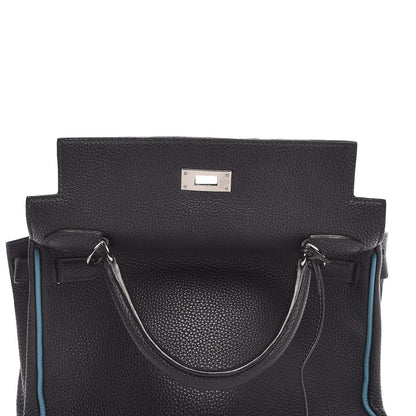 Hermes Togo Bi-Color Kelly Retourne 28 Indigo Blue Jean 16 of 64