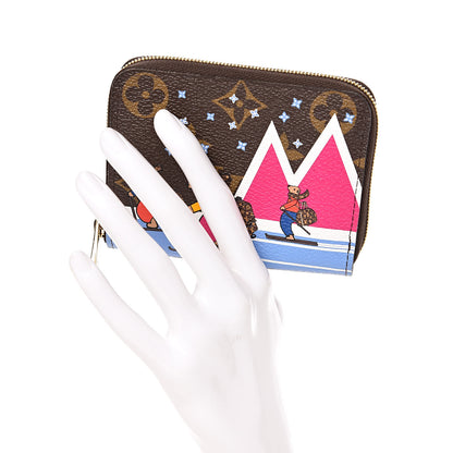 Louis Vuitton Monogram 2018 Christmas Animation Zippy Coin Purse 2 of 8