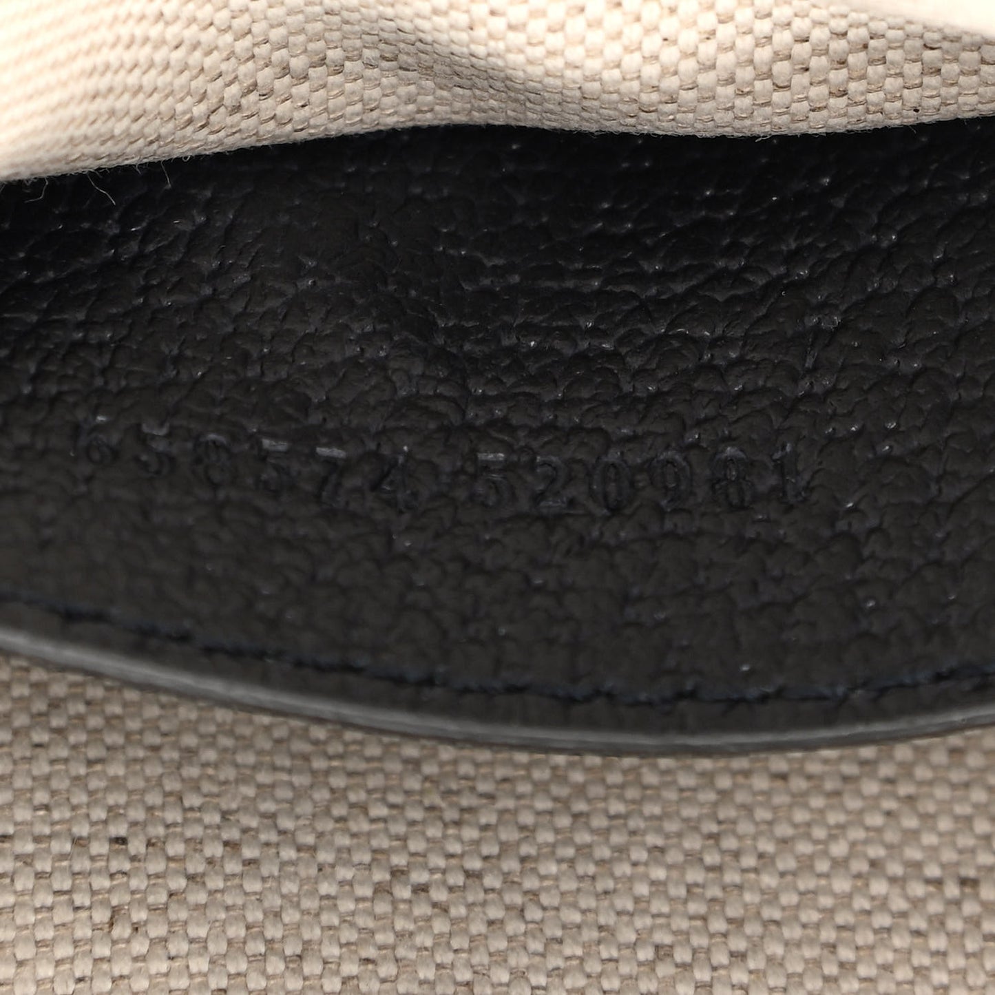 GG Supreme Monogram Textured Dollar Calfskin Web Mini Horsebit 1955 Shoulder Bag Beige Blue
