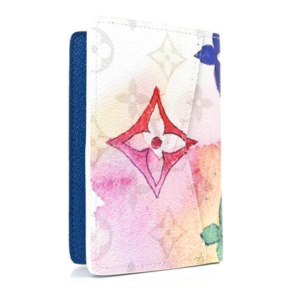 Louis Vuitton Monogram Watercolor Pocket Organizer NM Multicolor 3 of 7