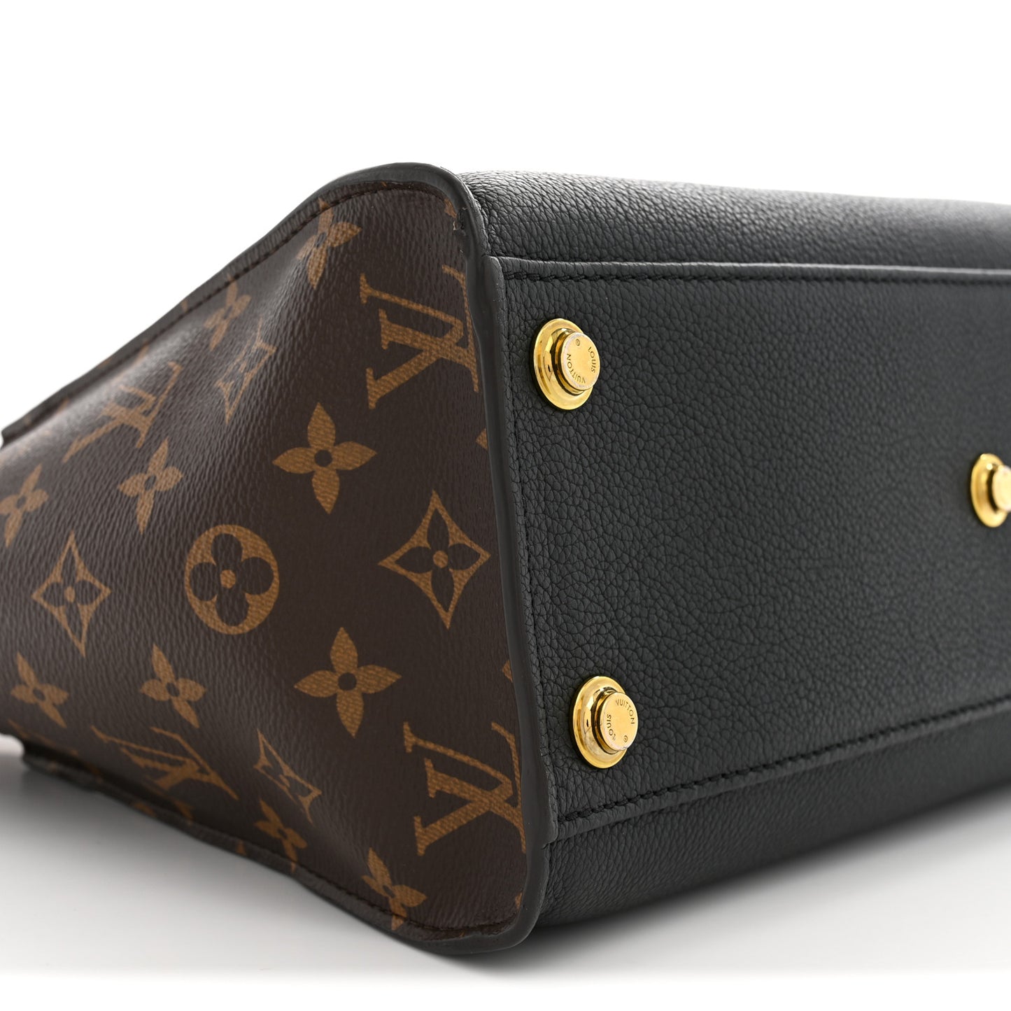 Calfskin Monogram On My Side MM Black