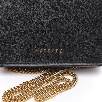 Versace Calfskin Mini Icon Handbag Black 7 of 11