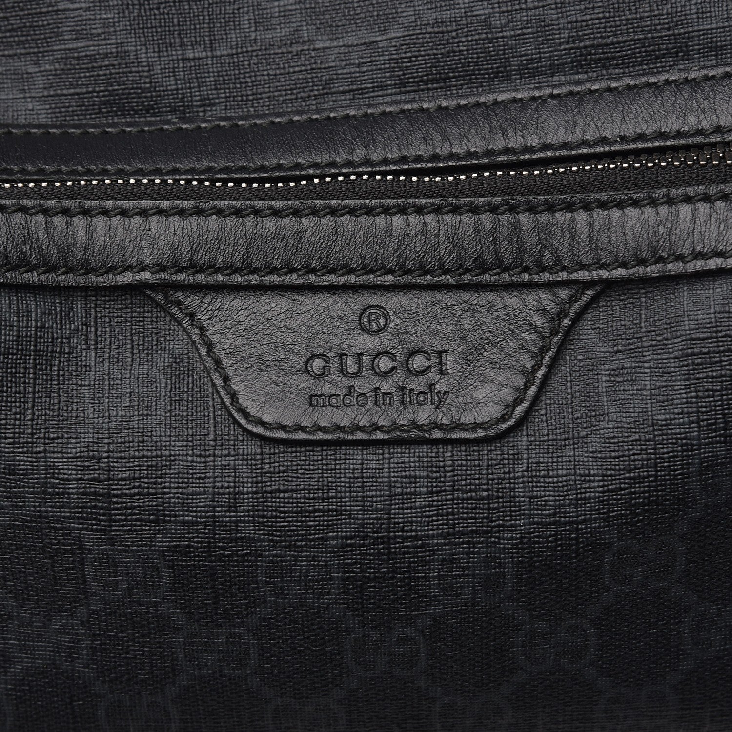 Gucci GG Supreme Monogram Medium Day Backpack Grey Black 10 of 10