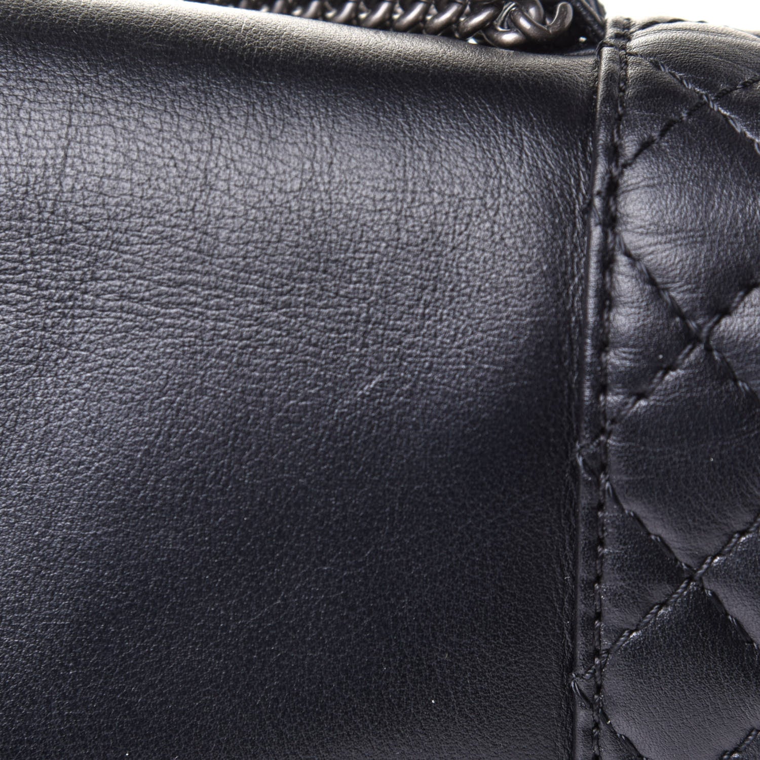 Chanel Calfskin Enchained New Medium Boy Flap Black 11 of 12