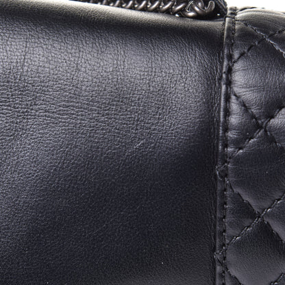 Chanel Calfskin Enchained New Medium Boy Flap Black 11 of 12