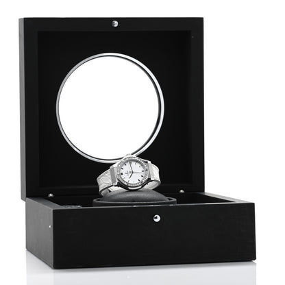 Hublot Titanium Alligator Diamond Bezel 33mm Classic Fusion Quartz Watch 581.NE.2010.LR 5 of 5