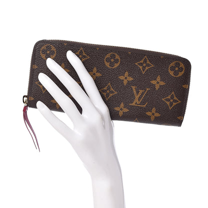 Louis Vuitton Monogram Clemence Wallet Fuchsia 2 of 8