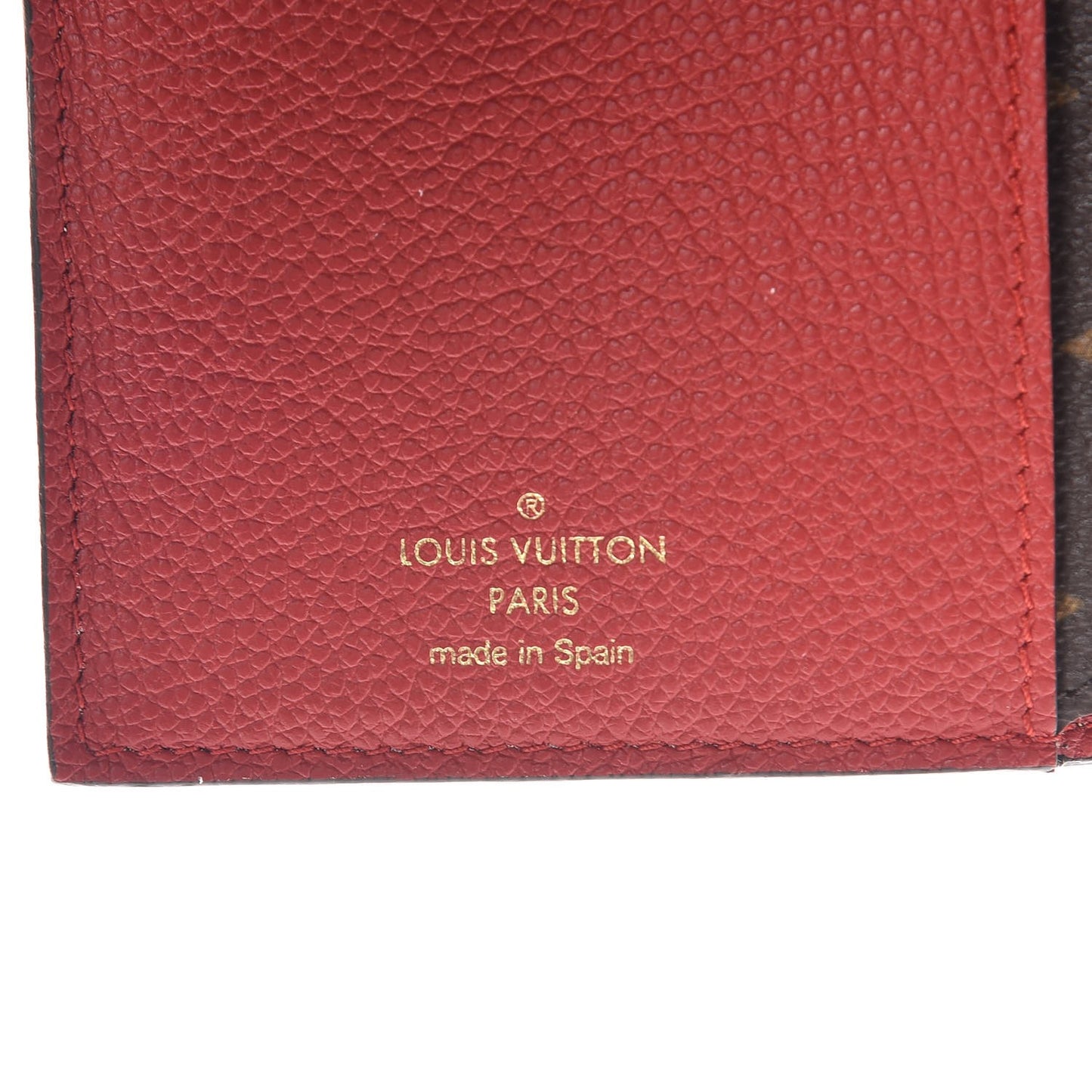 Monogram Pallas Compact Wallet Cherry