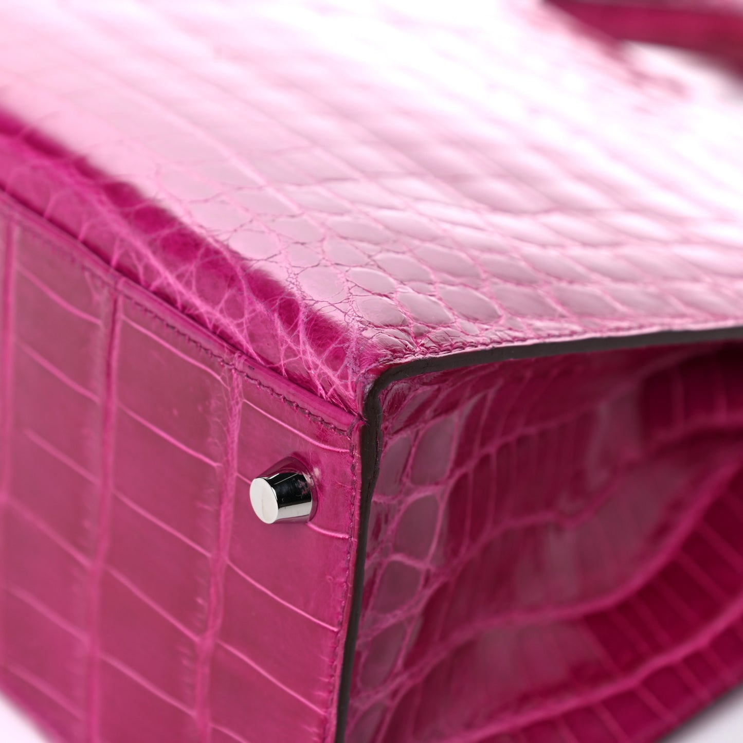 Shiny Niloticus Crocodile Kelly Sellier 32 Rose Scheherazade