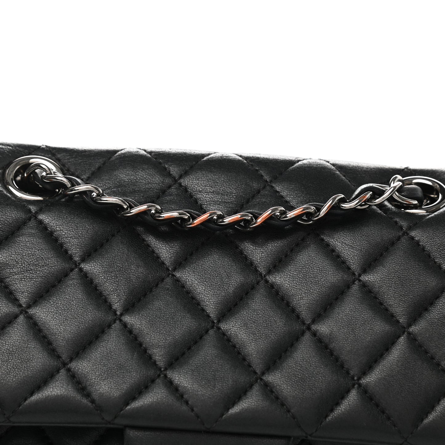 Lambskin Quilted Small Urban Spirit Backpack Black