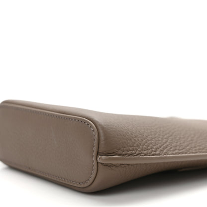 Loro Piana Grained Calfskin Bale Phone Case Warm Mastic 8 of 8