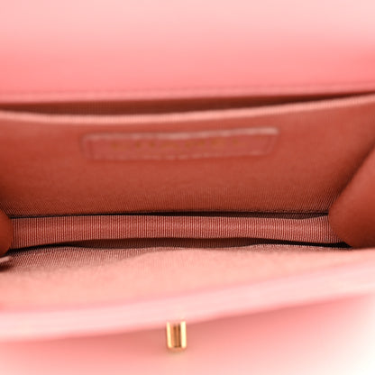 Chanel Lambskin Quilted Chic Pearls Flap Pink 6 of 11