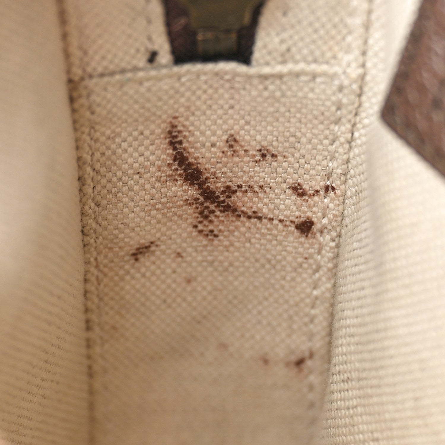 Gucci GG Supreme Monogram Textured Dollar Calfskin Web Ophidia Wristlet Shoulder Bag Beige Ebony New Acero 11 of 11