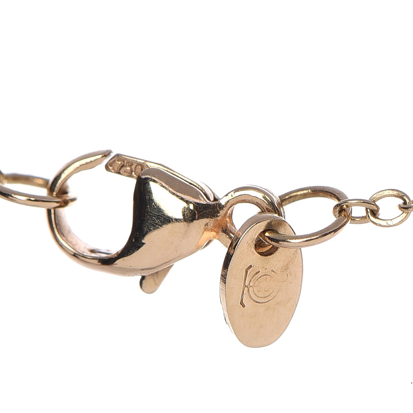 18K Yellow Gold Briolette Cluster Pendant