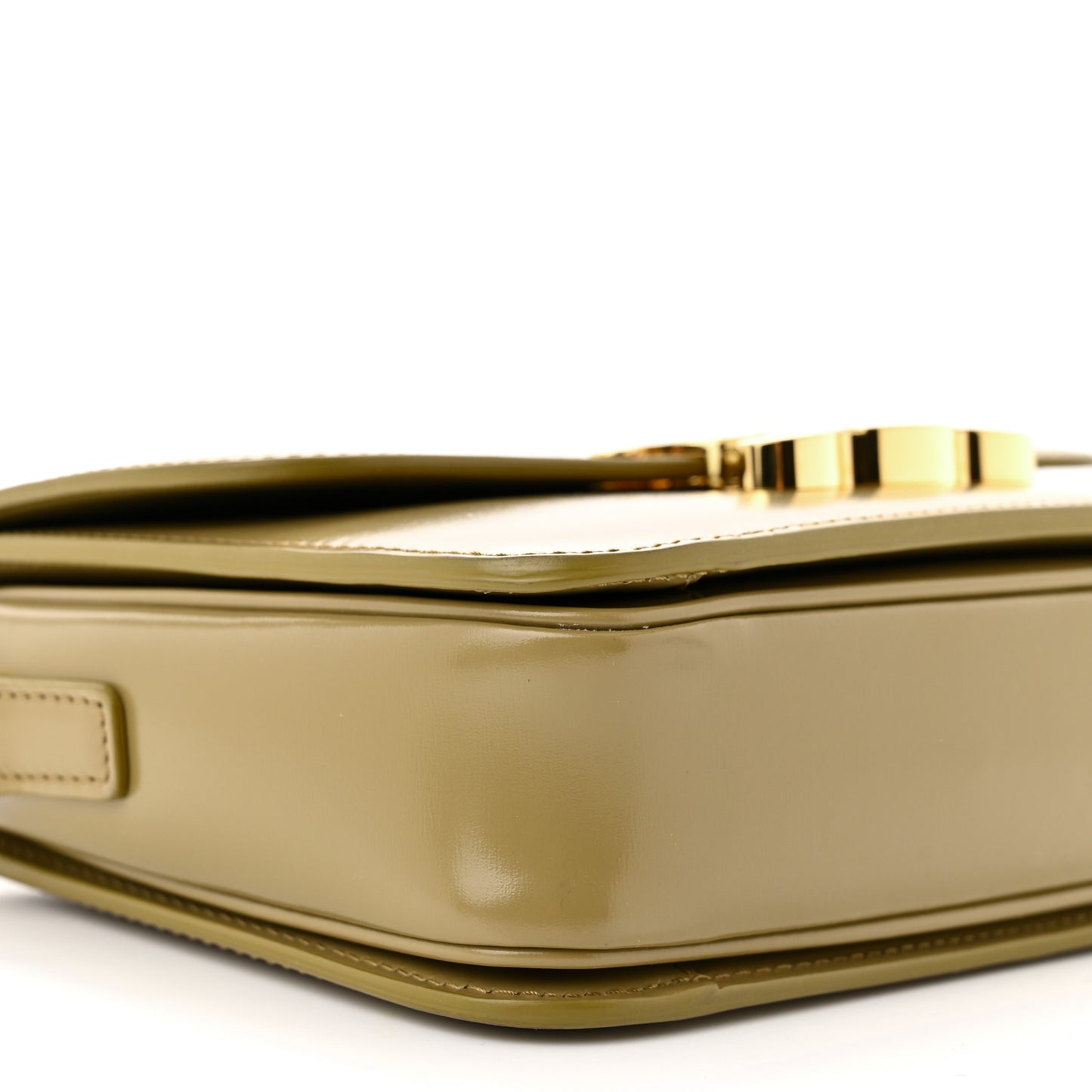 Shiny Calfskin Teen Triomphe Olive