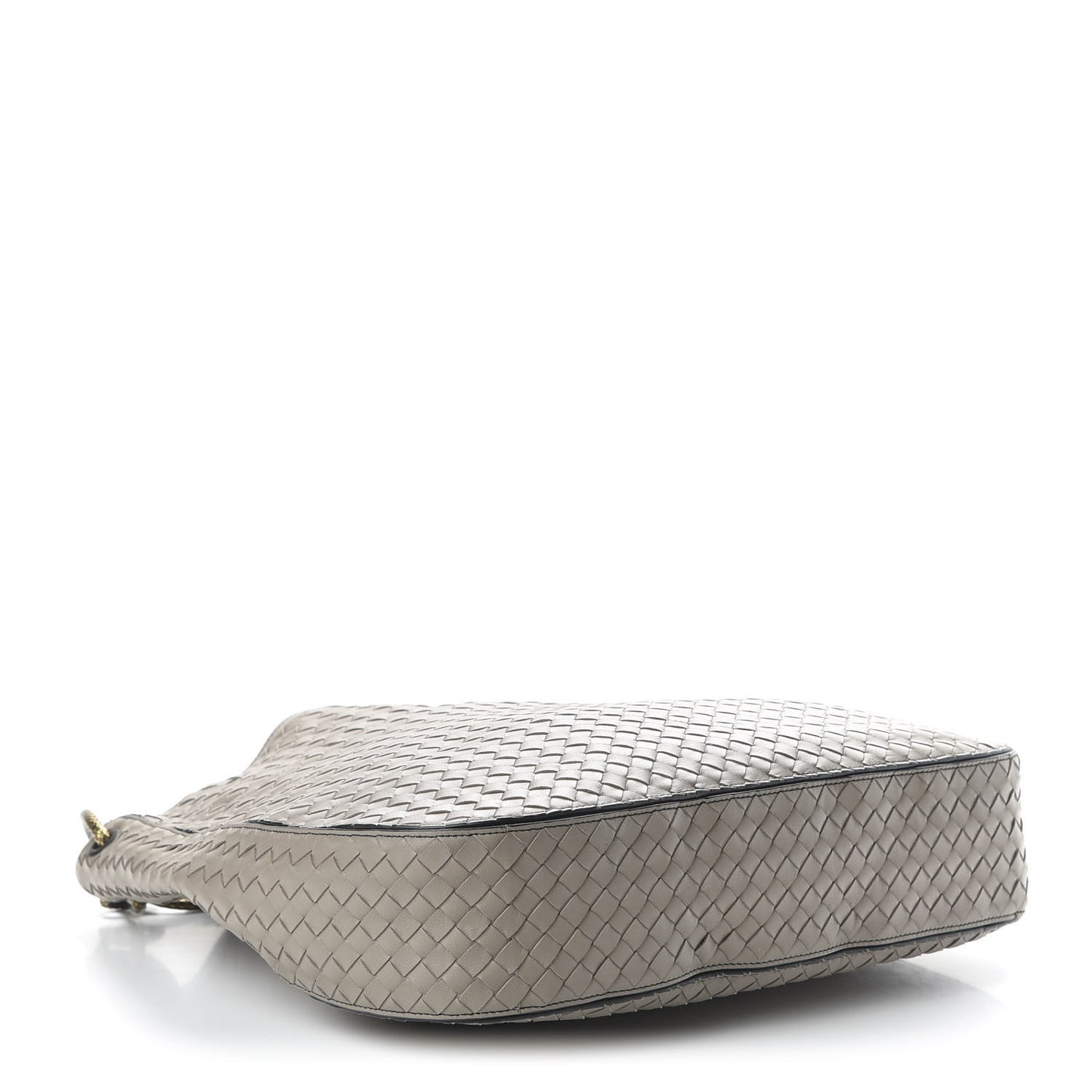 Nappa Intrecciato Medium Loop Steel