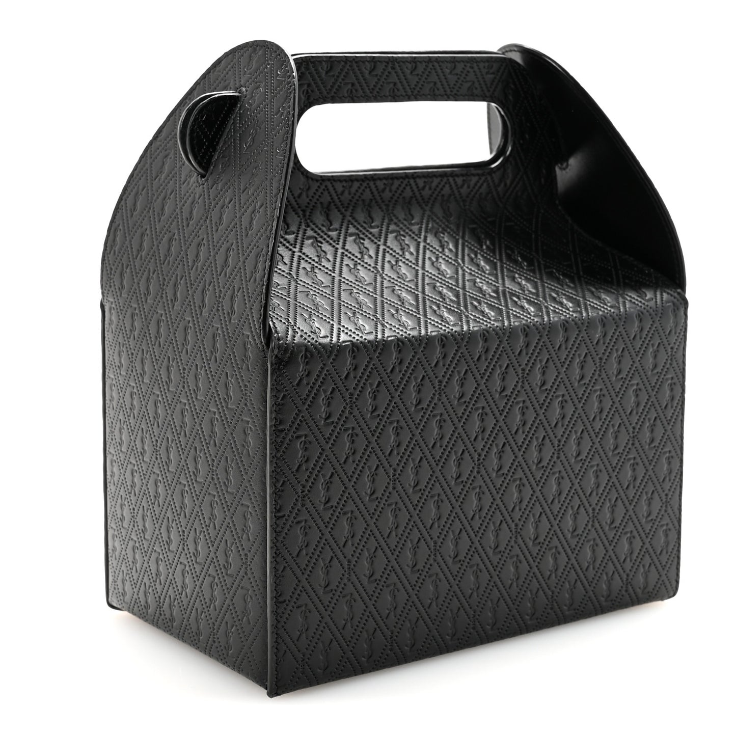 Calfskin Monogram Take Away Box Black