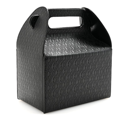 Saint Laurent Calfskin Monogram Take Away Box Black 3 of 10
